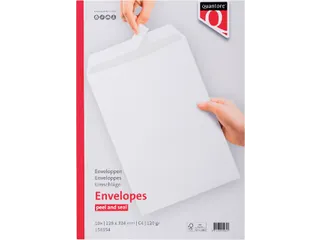 Envelop Quantore Akte C4 229x324mm 120gr Wit zelfklevend - 2