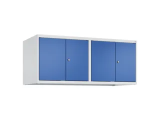 opzetkast,v. locker,4vak.,vak B 300mm,HxBxD 500x1200x500mm,vleugeldeur - 1