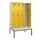 locker met bank,voor scheiding van kleding,HxBxD 2120x1200x815mm,4vak