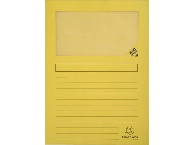 L-map Forever voor A4 25 stuks geel