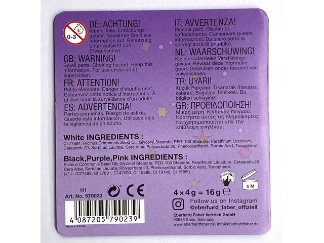 Schminkset Eberhard Faber Eenhoorn