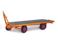 Aanhangwagen 2 Ton 2000x1000mm 2-as Besturing Massief Rubber