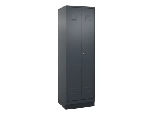 locker voor scheiding van kleding,HxBxD 1950x600x500mm,2vak