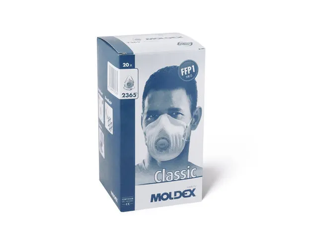 Moldex stofmasker Classic FFP1 NR D Ventex Klima-ventiel 20 Stuks