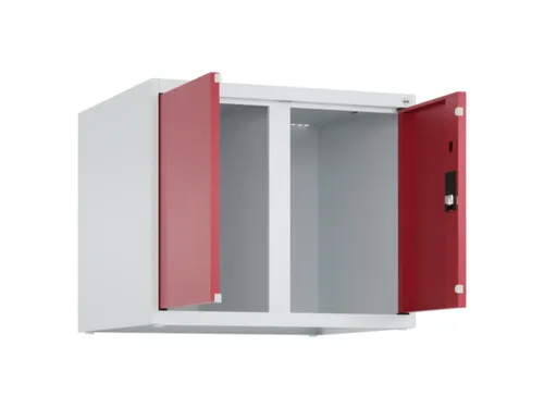 opzetkast,v. locker,2vak.,vak B 300mm,HxBxD 500x600x500mm,vleugeldeur