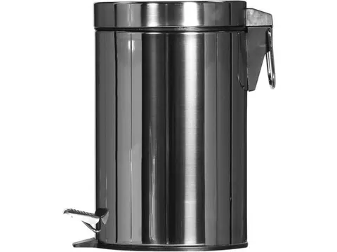 RVS pedaalemmer,5l,HxØ 284x203mm,binnenbak kunststof,romp gepolijst