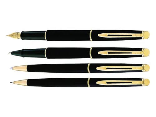 Rollerpen Waterman Hémisphère Matt Black GT Fijn Zwarte inkt