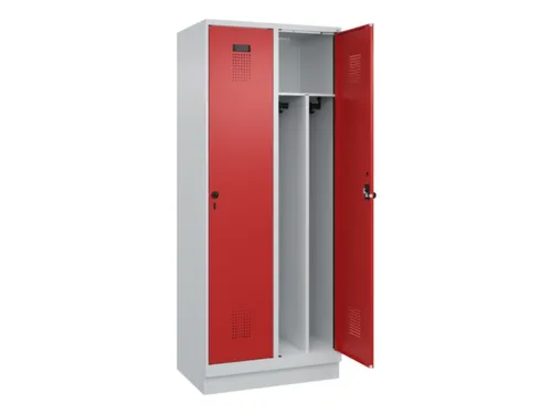 locker voor scheiding van kleding,HxBxD 1950x800x500mm,2vak