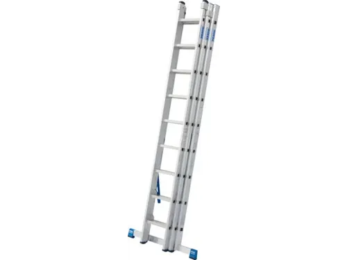 multifunctionele telescoopladder,3x9,sporten,balk L 2,6-6,05m