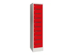 Postsorteerkast 1850x430x500mm 10 Vakken Ral7035 Front Ral3000