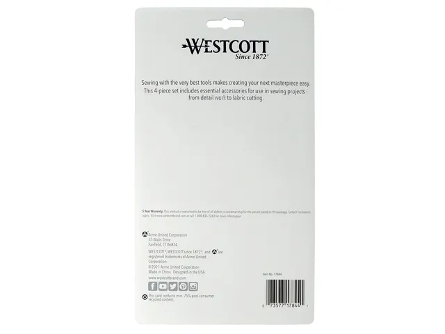 Set couture Westcott 4 pièces