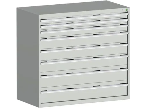 Ladekast 1200x1300x750mm 8laden 75kg RAL7035 lichtgrijs