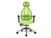 Siège de bureau pivotant vert assise HxlxP 430-520x480x500mm dossier