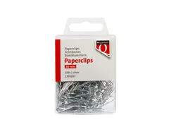 Paperclip Quantore 30mm rond 100 stuks zilver