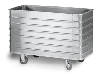 Bakwagen Aluminium Draagverm. 250Kg Lxbxh 1280X680X870Mm 560L - 1