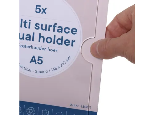 Posterhouder Sleeve A5 Multi-Surface Staand Acryl