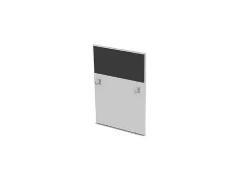 baliepaneel,v. bureau,aanbouw rechts,B 800mm,Bl-wit,BN8010-antraciet