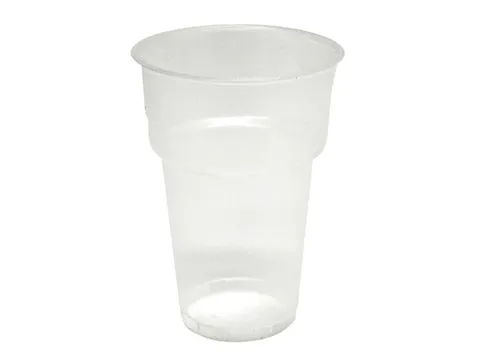 Beker transparant 250ml PP bier 50 stuks Voordeelbundel