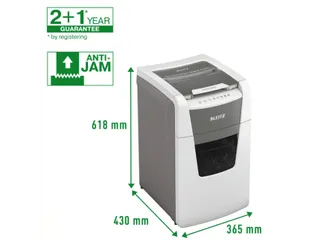 Papiervernietiger Leitz IQ Auto+ Office 150 P-4 snippers 4x28mm - 3