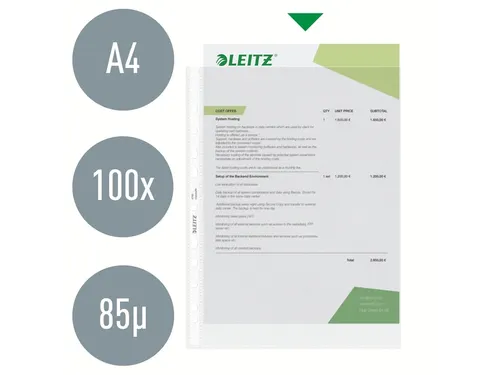 Showtas Leitz 4790 A4 11-Gaats Pp 0.09Mm Nerf