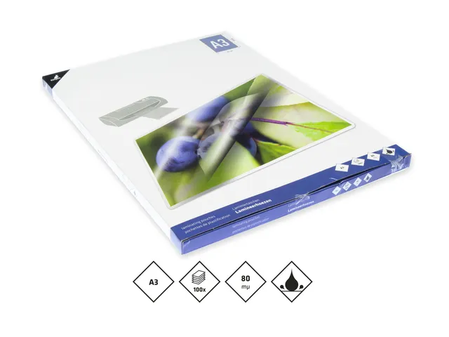 Pochette de plastification Kangaro A3 80 micron 100 flles
