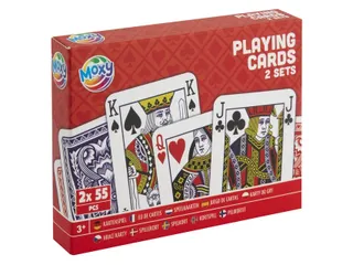 Speelkaarten Moxy set à 2 doosjes met 55 kaarten - 1