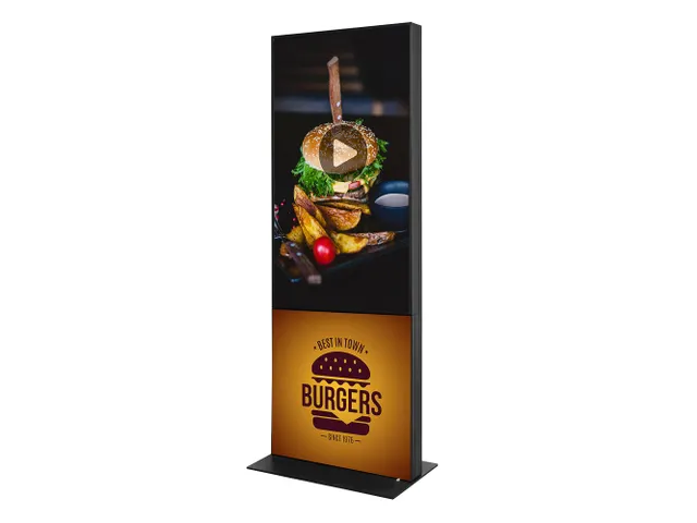 Impression pour cadre textile avant Totem numérique 55 inch 716x698mm