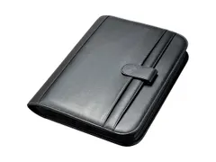 Conferentiemap Alassio RICCIONE A4 zwart kunstleer