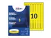 Bracelets imprimables Avery L4001-5 18x265mm jaune 50pcs