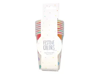 Bekers Haza Festive Colors 250ml 8 stuks - 3