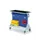 Rastermobil 930x1000x500mm 2 Geperforeerde Platen/2 Sleufplaten Raster