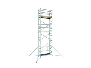 klapsteiger,platform BxD 1800x720mm,steiger H 5,55m,aluminium - 1