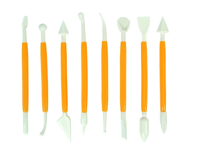 Boetseerspatel Conda set à 8 stuks 15 cm plastic