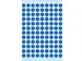 HERMA 1833 Multipurpose etiketten Rond 8mm Donkerblauw 540 stuks
