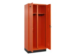 locker voor scheiding van kleding,HxBxD 1950x800x500mm,2vak