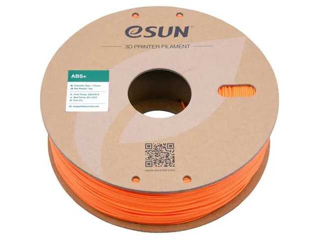 eSUN 3D printer Filament ABS+ 1,75mm Oranje 1kg