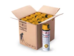 Markeerspray Voor Bouwplaatsen Oranje Fluorescerend 500Ml