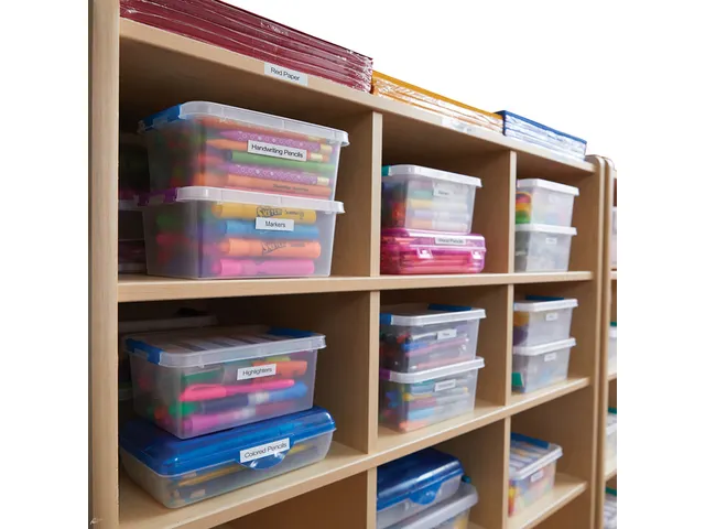 Lettertape Dymo 43613 1000/5000 6mmx7m Zwart Op Wit