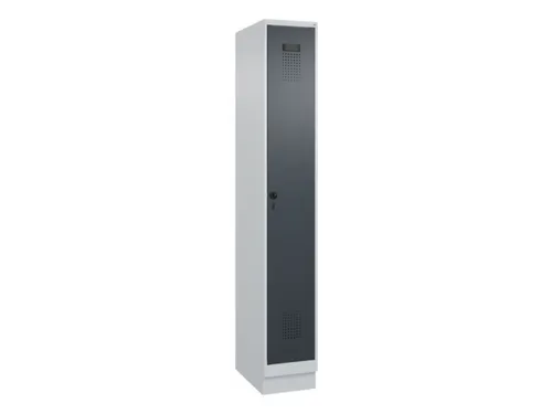 locker,HxBxD 1950x300x500mm,1vak,vak B 300mm,draaigrendel,sokkel