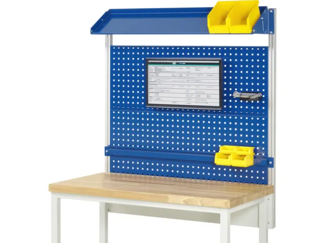 opbouwelement,v. werkbank,HxBxD 1130x1250x350mm,draagverm. 100kg,staal