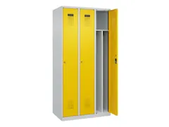 locker voor scheiding van kleding,HxBxD 1850x900x500mm,3vak