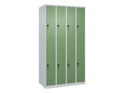 dubbeldekse locker,HxBxD 1850x1000x500mm,4x2vak.,vak B 250mm