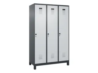 locker voor scheiding van kleding,HxBxD 1950x1200x500mm,3vak - 2