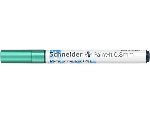 Metallic marker Schneider Paint-It 010 0.8mm groen metallic