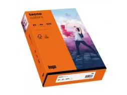 Inapa Tecno colors Gekleurd papier A4 Intens Oranje 80 gram 500 vel