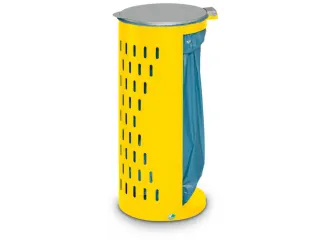 Afvalverzamelaar Opengewerkt 120 Liter 850x380x440mm Ral1023 - 2