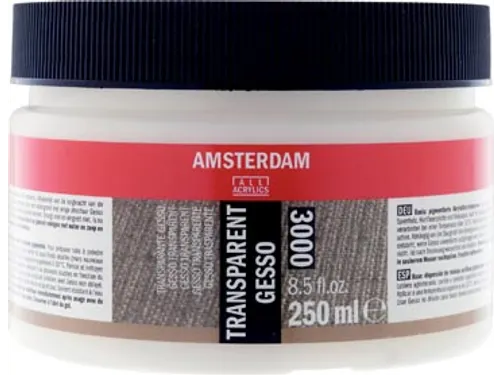 Transparante Gesso, Fles Van 250 Ml