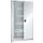 universele kast,HxBxD 1950x1000x580mm,4xStalen bodem,key lock,sokkel