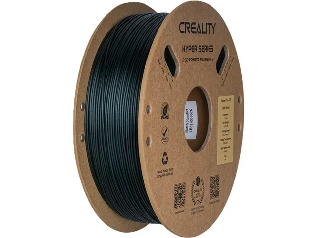 PLA-CF 1.75mm donkergroen 1kg Creality Hyper Serie 3D Filament
