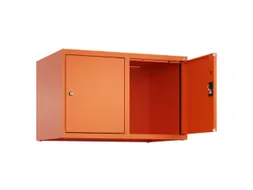 opzetkast,v. locker,2vak.,vak B 400mm,HxBxD 500x800x500mm,cilinderslot